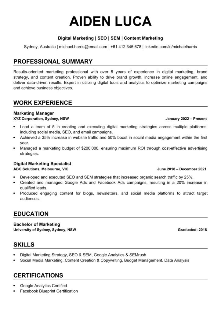 Career Pro Pack | 20+ Templates — template 15