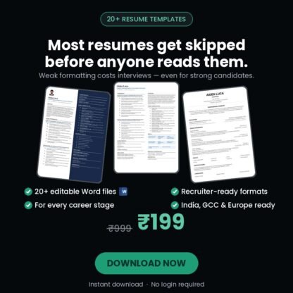 Career Pro Pack | 20+ Templates